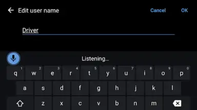 Captura de tela de Google Automotive Keyboard 1