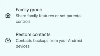 Captura de tela de Google Contacts 6