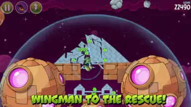 Captura de tela de Angry Birds Space HD 9