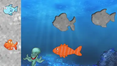 Captura de tela de Fishes Puzzles for Toddlers ! 6