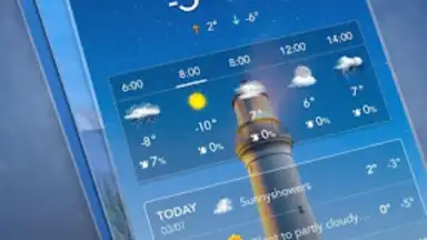 Captura de tela de Local Weather Widget 7