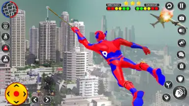 Captura de tela de Spider Rope Hero Spider Games 6