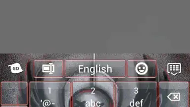 Captura de tela de Emo Angel Keyboard 1