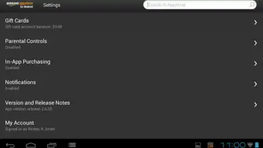 Captura de tela de Amazon AppStore 3