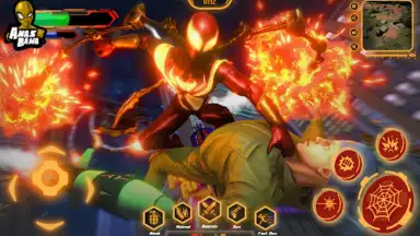 Captura de tela de Iron Super Hero - Spider Games 1