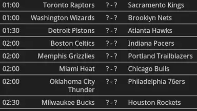 Captura de tela de Basketball Livescore Widget 13