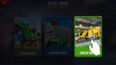 Captura de tela de Offroad Truck Simulator - Garbage Truck Game 9