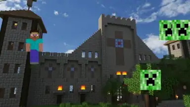 Captura de tela de Ssundee minecraft free 1