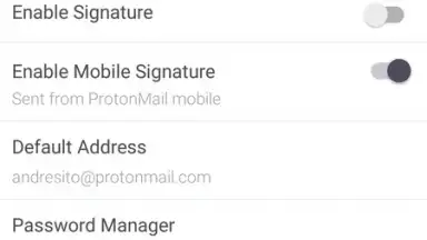 Captura de tela de Proton Mail 7