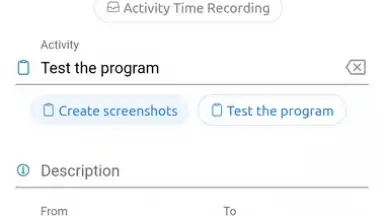 Captura de tela de aTimeRecording - Online Time Tracking 6