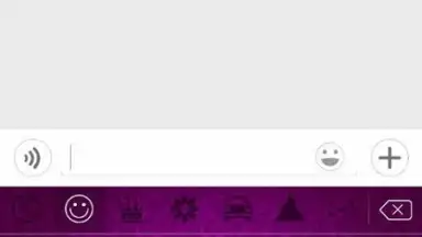 Captura de tela de Lavender iKeyboard Theme 1