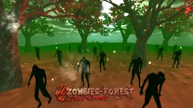 Captura de tela de Survivor of Zombies Forest 3