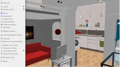 Captura de tela de Sweet Home 3D 10