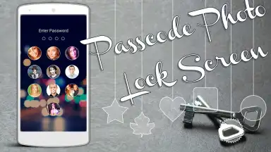 Captura de tela de Passcode Photo Lock Screen 7