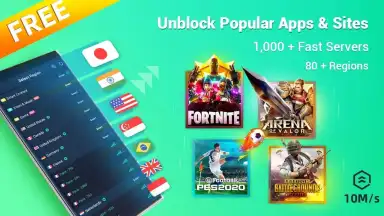 Captura de tela de Indian Ocean VPN Gate Proxy 3