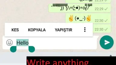 Captura de tela de Upside Down Chat+ 7