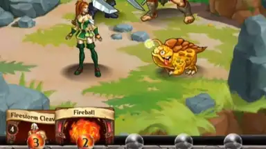 Captura de tela de Heroes of Battle Cards 3
