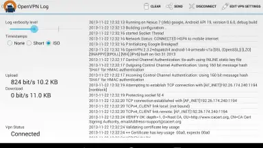 Captura de tela de OpenVPN 9