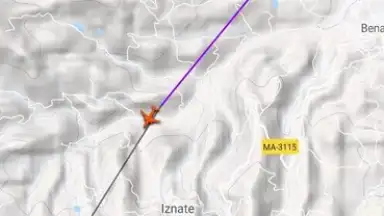 Captura de tela de Flightradar24 14