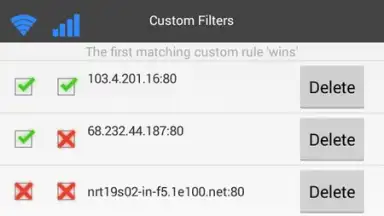 Captura de tela de NoRoot Firewall 4