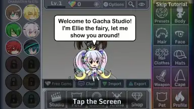 Captura de tela de Gacha Studio (Anime Dress Up) 1