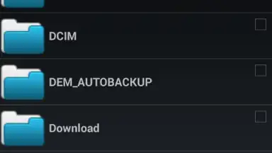 Captura de tela de SD Card Manager 5