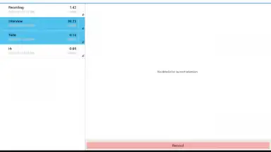 Captura de tela de Audio Memos 9
