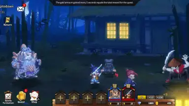 Captura de tela de Tiny Samurai Showdown 2
