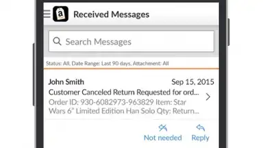 Captura de tela de Amazon Seller 4