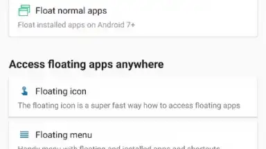 Captura de tela de Floating Apps 20