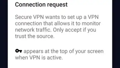 Captura de tela de Secure VPN 10
