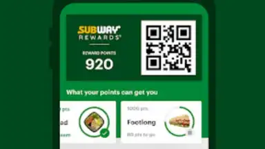 Captura de tela de Subway® - Official App 6