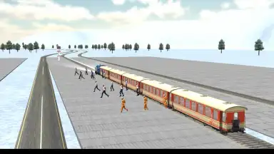 Captura de tela de Train Passenger Driving Simulator 4