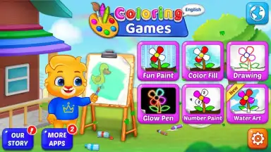 Captura de tela de Coloring Games: Color & Paint 2