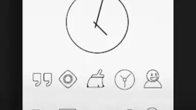 Captura de tela de Lines Dark - Icon Pack 3