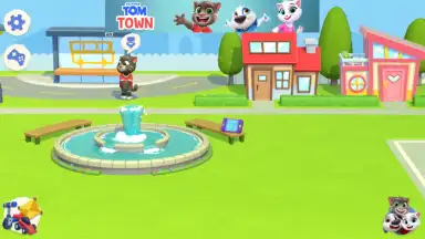 Captura de tela de Talking Tom Town 5