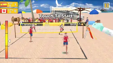 Captura de tela de Volleyball: Spike Master 8