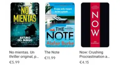 Captura de tela de Google Play Books 5