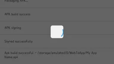 Captura de tela de WebToApp 3