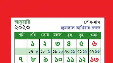 Captura de tela de All Bangla Calendar 4