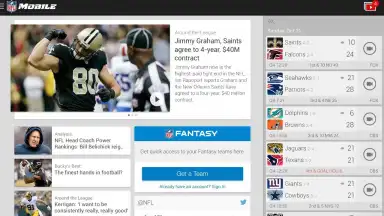 Captura de tela de NFL Mobile 3