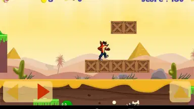 Captura de tela de Crash World Bandicot 3