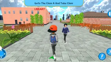 Captura de tela de High School Simulator Games 4