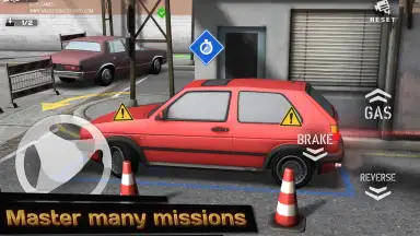 Captura de tela de Backyard Parking 3D 2