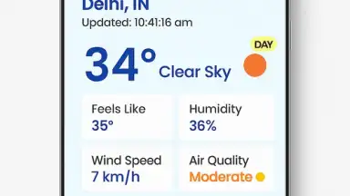 Captura de tela de live weather checker 3