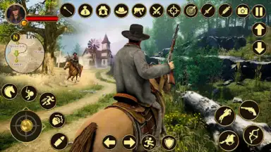 Captura de tela de West Cowboy Games Horse Riding 10