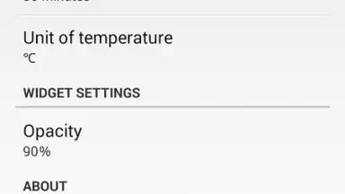 Captura de tela de World Weather Widget 1