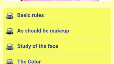 Captura de tela de Professional Makeup 1