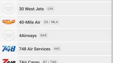 Captura de tela de Flightradar24 22