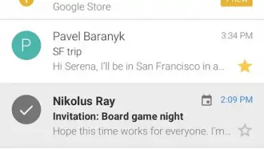 Captura de tela de Gmail GO 2